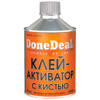 Клей Done Deal активатор с кистью 250мл (DD0365) Done Deal