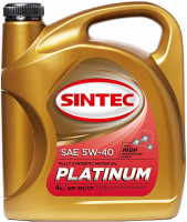 Масло Sintec Platinum 7000 5W40 Api SN/CF Acea А3/В4 синт.4л.