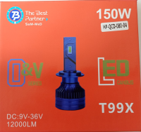 Лампы светодиодные LED H7 9V-36V 150W Т99Х canbus