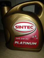 Масло Sintec Platinum 7000 5W30 Api SL/CF Acea A3/B4 синт.1л. 