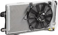 Радиатор кондиционера конденсатор 2170 PANASONIC + электровентилятор в сборе