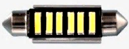 Светодиод 12V-24V пальчиковый (6 диодов) БЕЛЫЙ SMD 238071