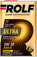 Масло ROLF S9 Ultra 0W30 Acea C3 синт.4л.М+