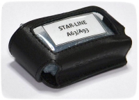 Чехол брелока сигнализации STAR-LINE A63/А93 кожа черный