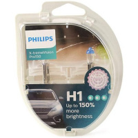 Лампы H1 12V55W+150% PHILIPS X-Treme Vision (2шт) 12258XVPS2