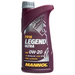 Масло Mannol Legend ultra 0W20 SN plus RS GF-5 1л.синт.7918