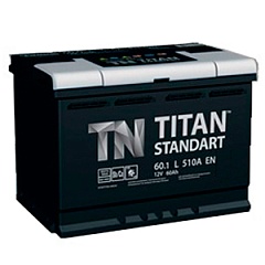 АКБ TITAN ASIA Standart 62 А/ч обратная полярность