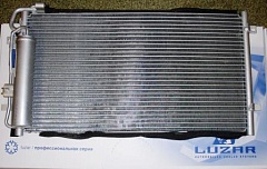 Радиатор кондиционера конденсатор 2170 LUZAR К/У HALLA (LRAC0127)