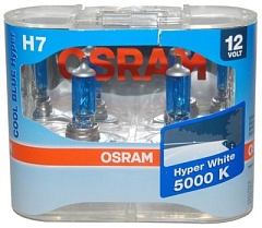Лампы H7 12V55W OSRAM Cool Blue Hyper 5000K (2шт)