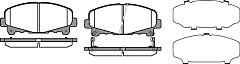 Колодки передние для Honda Accord 8/139002/REMSA