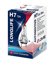 Лампа H7 12V55W CA-RE LONGLIFE