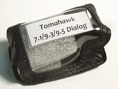 Чехол брелока сигнализации TOMAHAWK 7.1/9.3/9.5 кожа черный