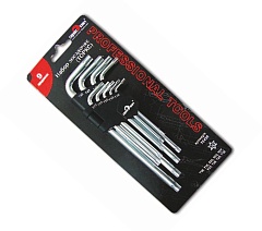 Набор шестигранников 9 предметов (звездочка) TORX-профиль Сервис Ключ 76435