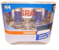 Лампы H4 12V60/55W OSRAM Cool Blue HYPER 5000К (2шт)