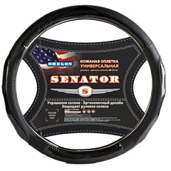 Оплетка на руль SENATOR Oregon 40см черный