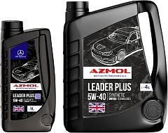 Масло Azmol Leader plus 5w40 4л (металл)
