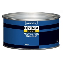 Шпатлевка Dyna Glass Fibre Putty 1.6кг. со стекловолокном