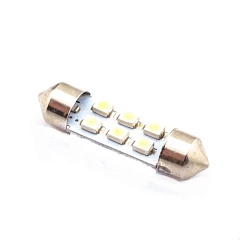 Светодиод 12V-24V пальчиковый (6 диодов) БЕЛЫЙ SMD