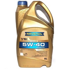 Масло RAVENOL VSI 5W40 синт. 5л
