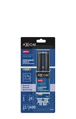 Клей эпоксидный двухкомпонентный металлонаполненный Axiom 25г ABS752